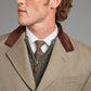 Covert Coat, Velvet Collar - Olive