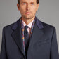 Covert Coat, Velvet Collar - Navy