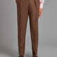 Clarence Suit Glen Plaid - Brown