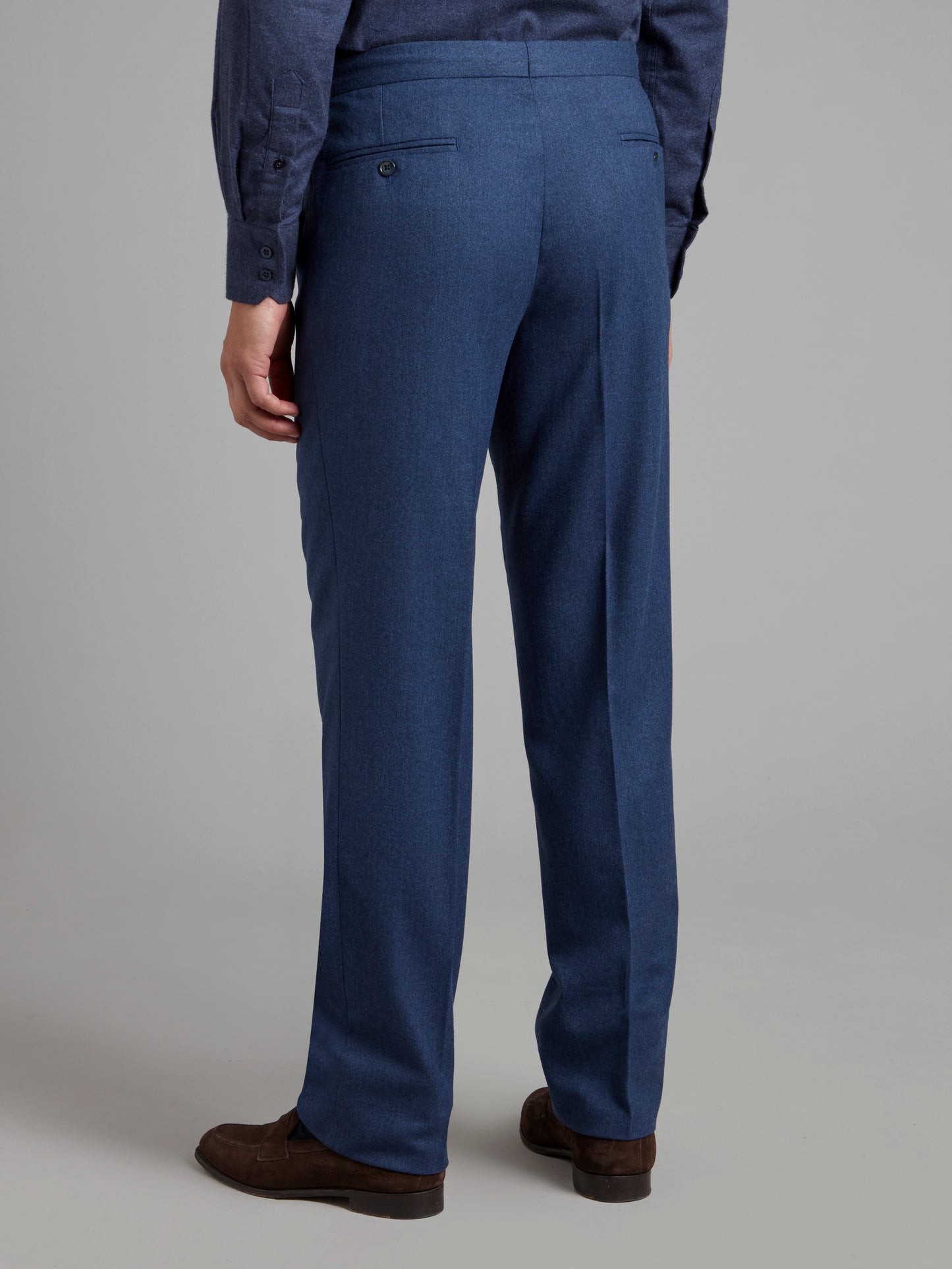 Drawcord Trousers - Demin Drago Flannel