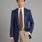 Eaton Jacket Wool - Navy Windowpane