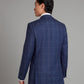 Eaton Jacket Wool - Navy Windowpane