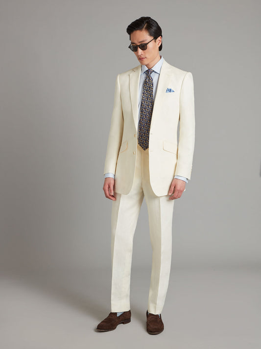 Eaton Suit - Ivory Linen