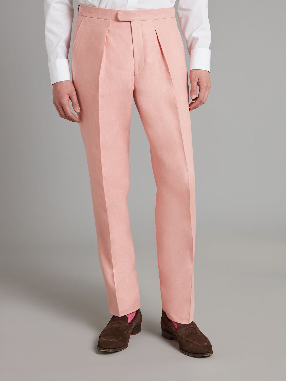 Eaton Suit - Pink Linen