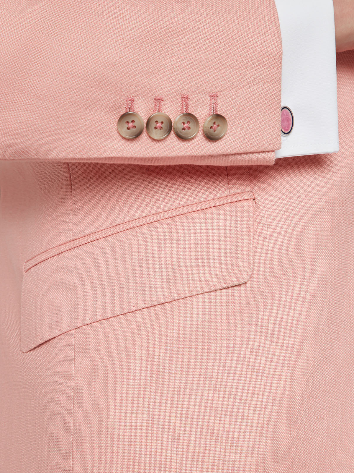 Eaton Suit - Pink Linen