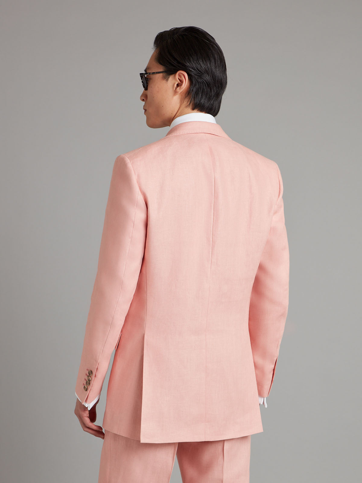 Eaton Suit - Pink Linen