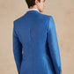 Eaton Jacket Hopsack Wool Linen - Blue