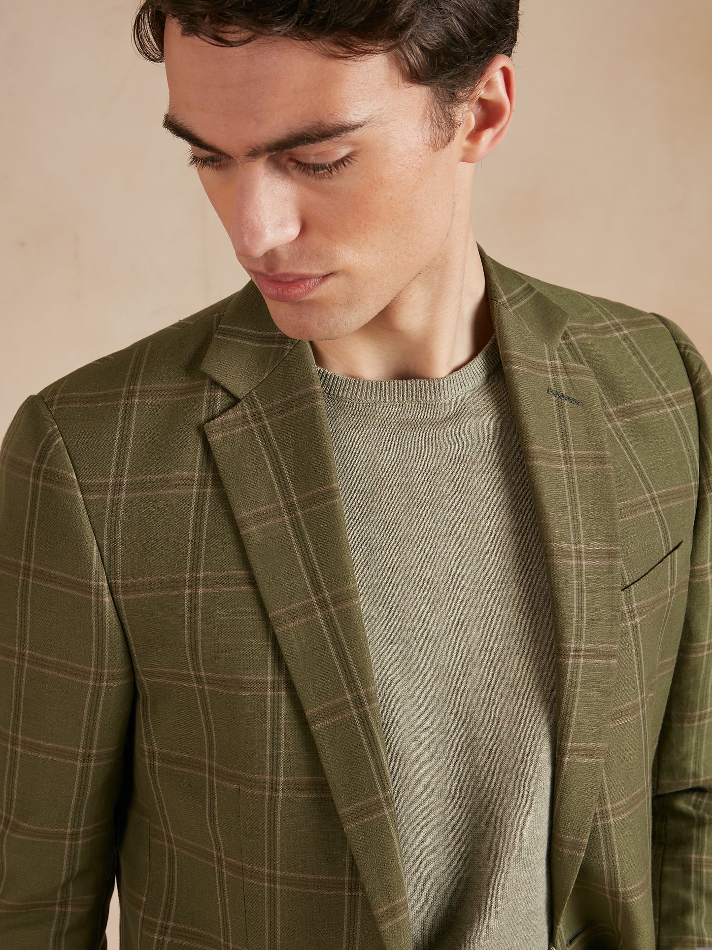 Eaton Jacket Isca Wool Linen - Fern Green