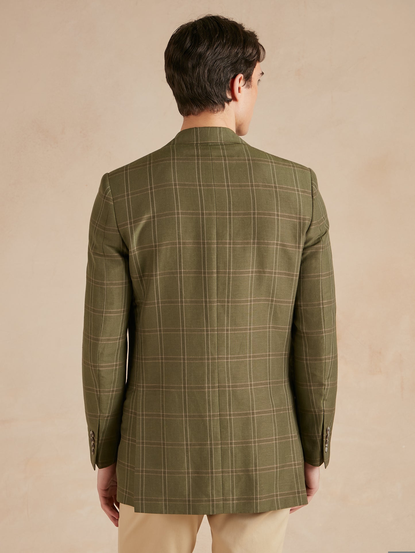 Eaton Jacket Isca Wool Linen - Fern Green