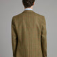 Eaton Jacket Tweed - Moss with Red Windowpane