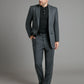 Eaton Suit - Grey Herringbone