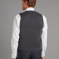 Fine Merino Wool Vest - Derby Grey