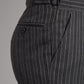 Fishtail Back Morning Pants- Classic Stripe