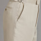 Flat Front Linen Pants - Beige