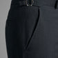 Flat Front Mayfair Suit Pants - Plain Grey