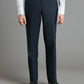 Flat Front Mayfair Suit Trousers - Plain Navy