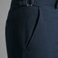 Flat Front Mayfair Suit Trousers - Plain Navy