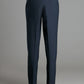 Flat Front Mayfair Suit Trousers - Plain Navy