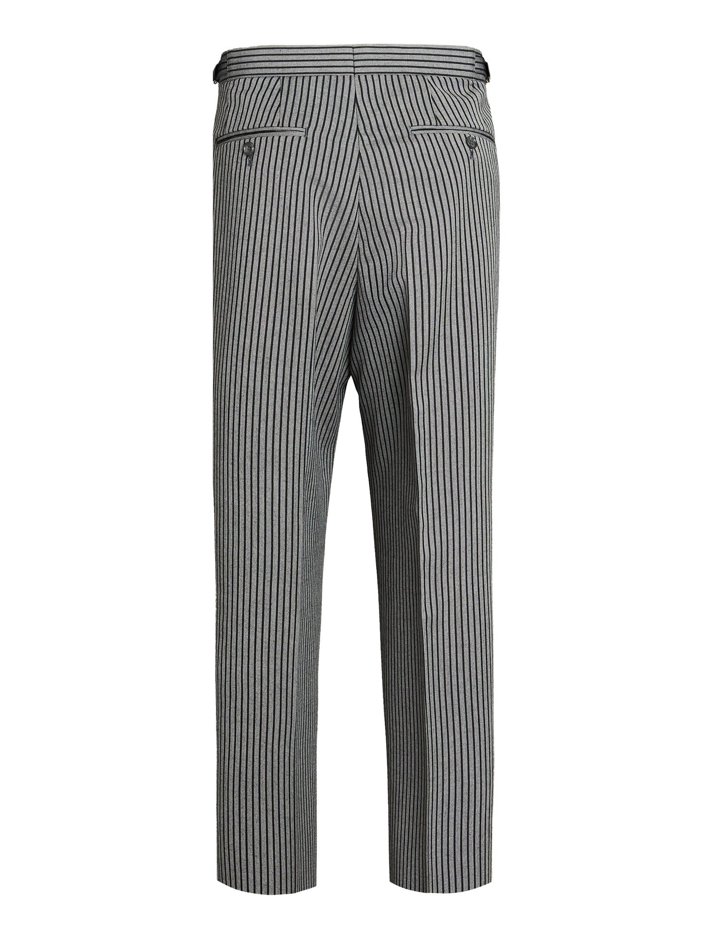 Flat Front Morning Pants - Light Striped