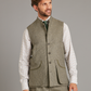 Gilet - Sage Nailhead Tweed