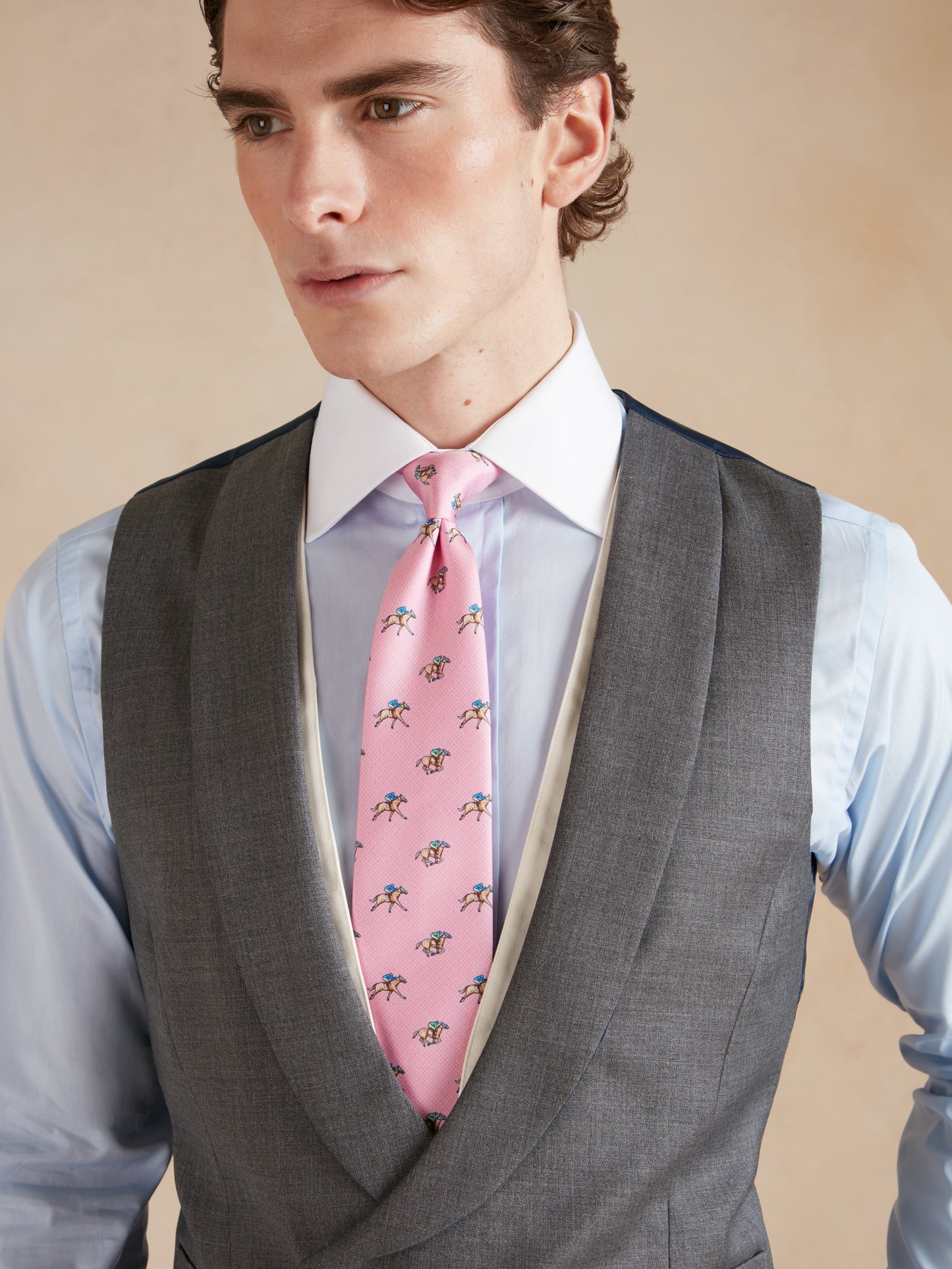 Highgrove Double Breasted Waistcoat - Grey