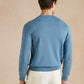 Lightweight Cotton Cashmere Crew Neck Jumper - Sky Blue