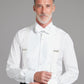 Marcella Dress Shirt, Wing Collar - White