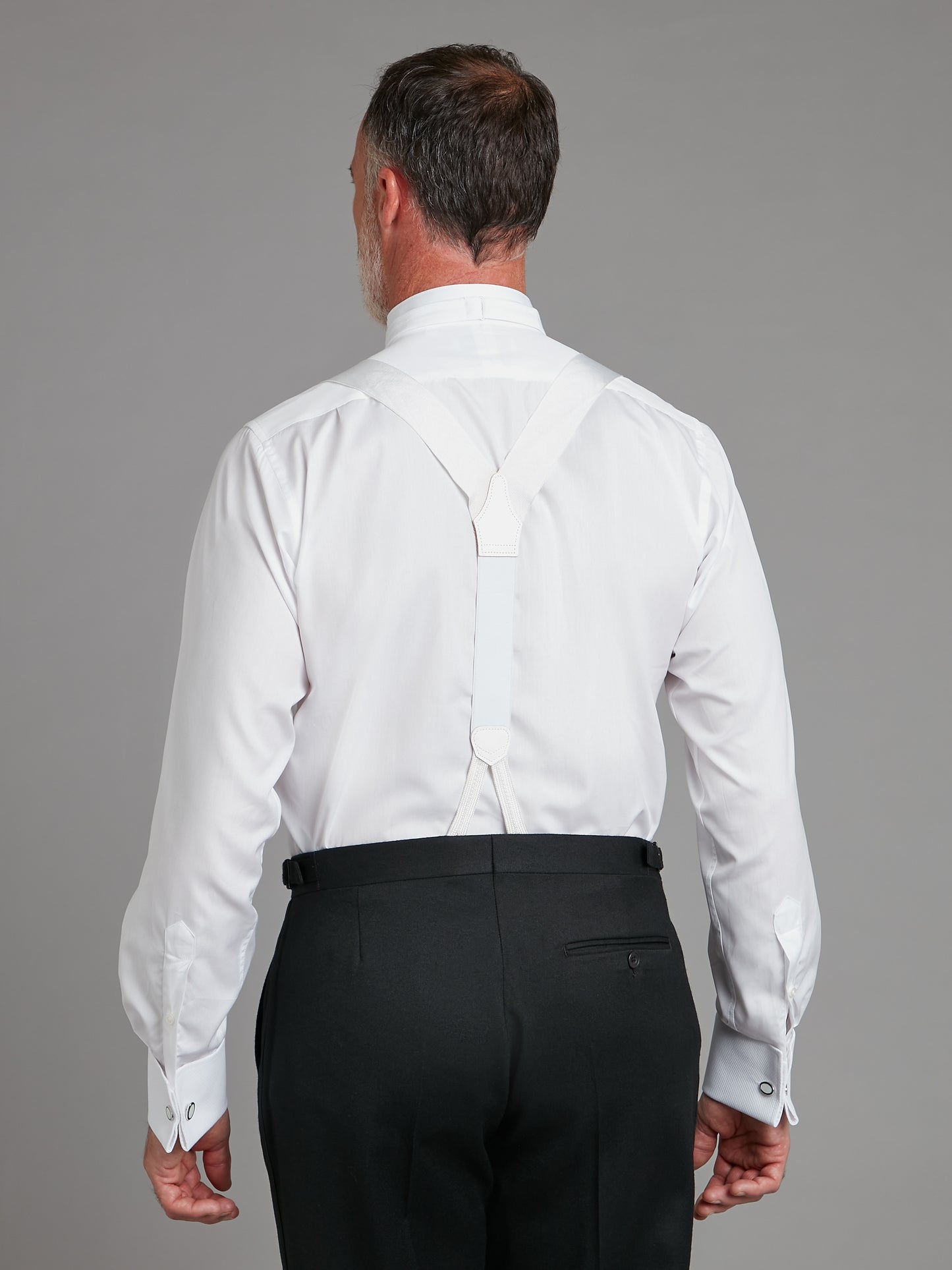 Marcella Dress Shirt, Wing Collar - White