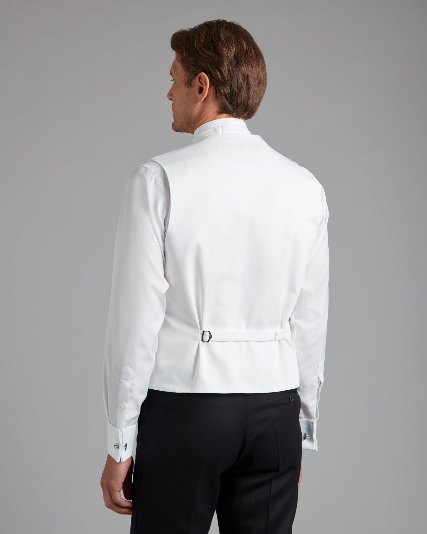 Marcella Waistcoat, Backed - White