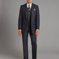 Eaton Suit - Navy Shepherd's Check