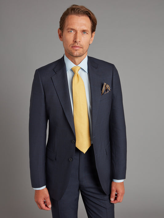 Mayfair Suit - Navy Windowpane