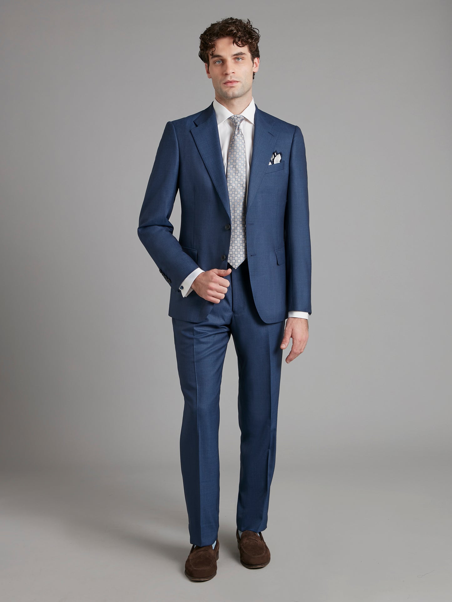 Mayfair Suit Birdseye - Navy