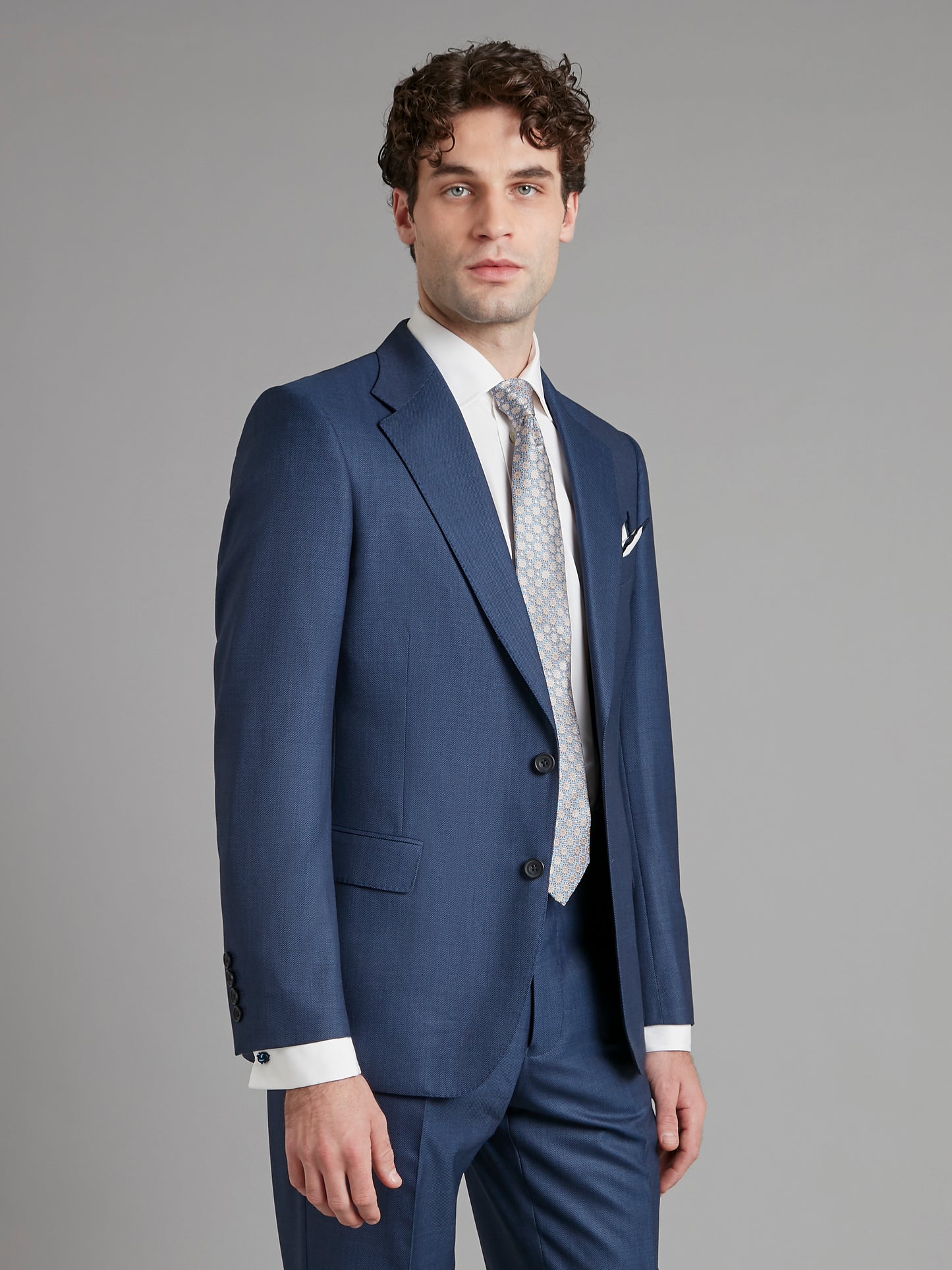 Mayfair Suit Birdseye - Navy