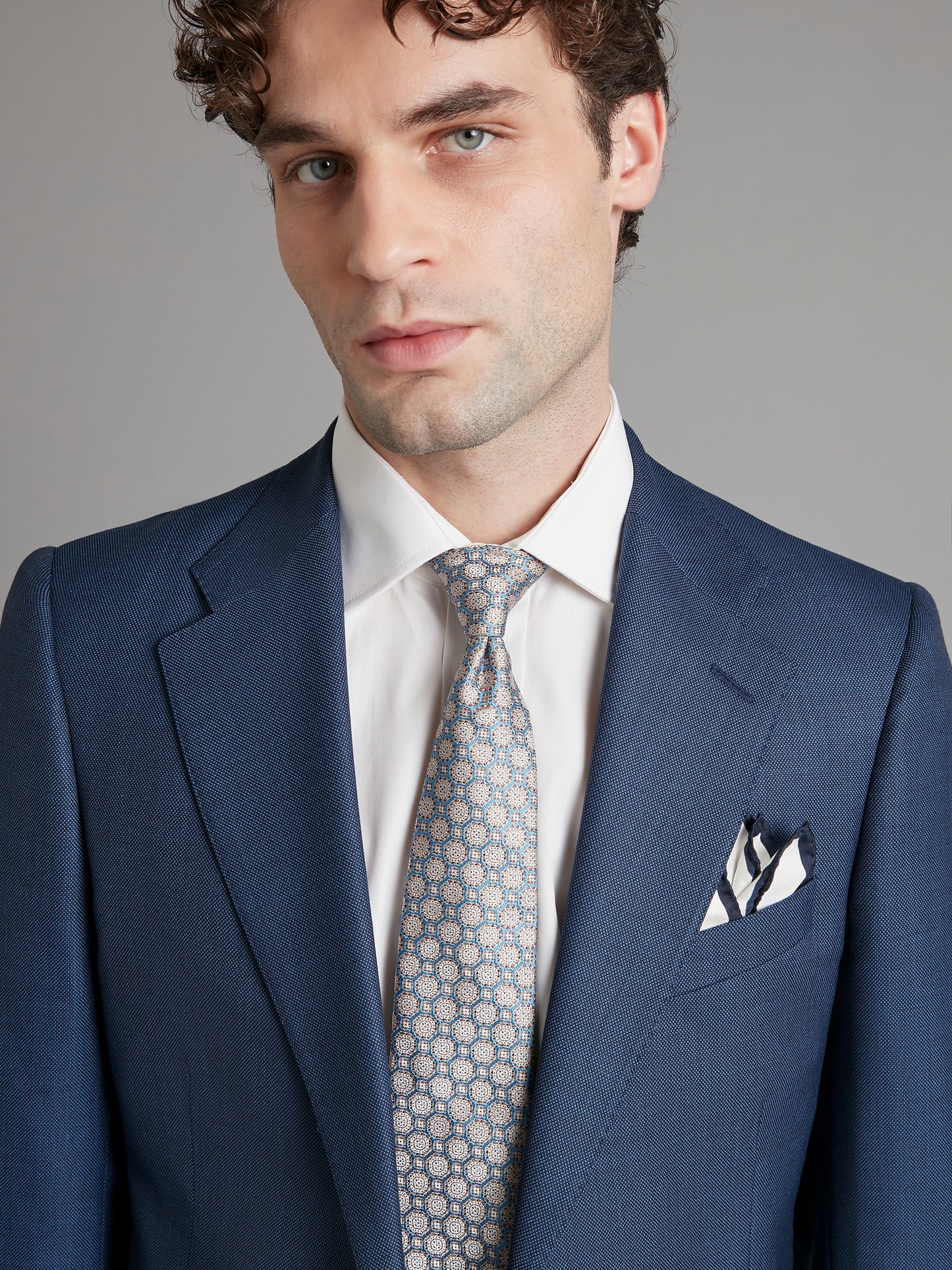 Mayfair Suit Birdseye - Navy