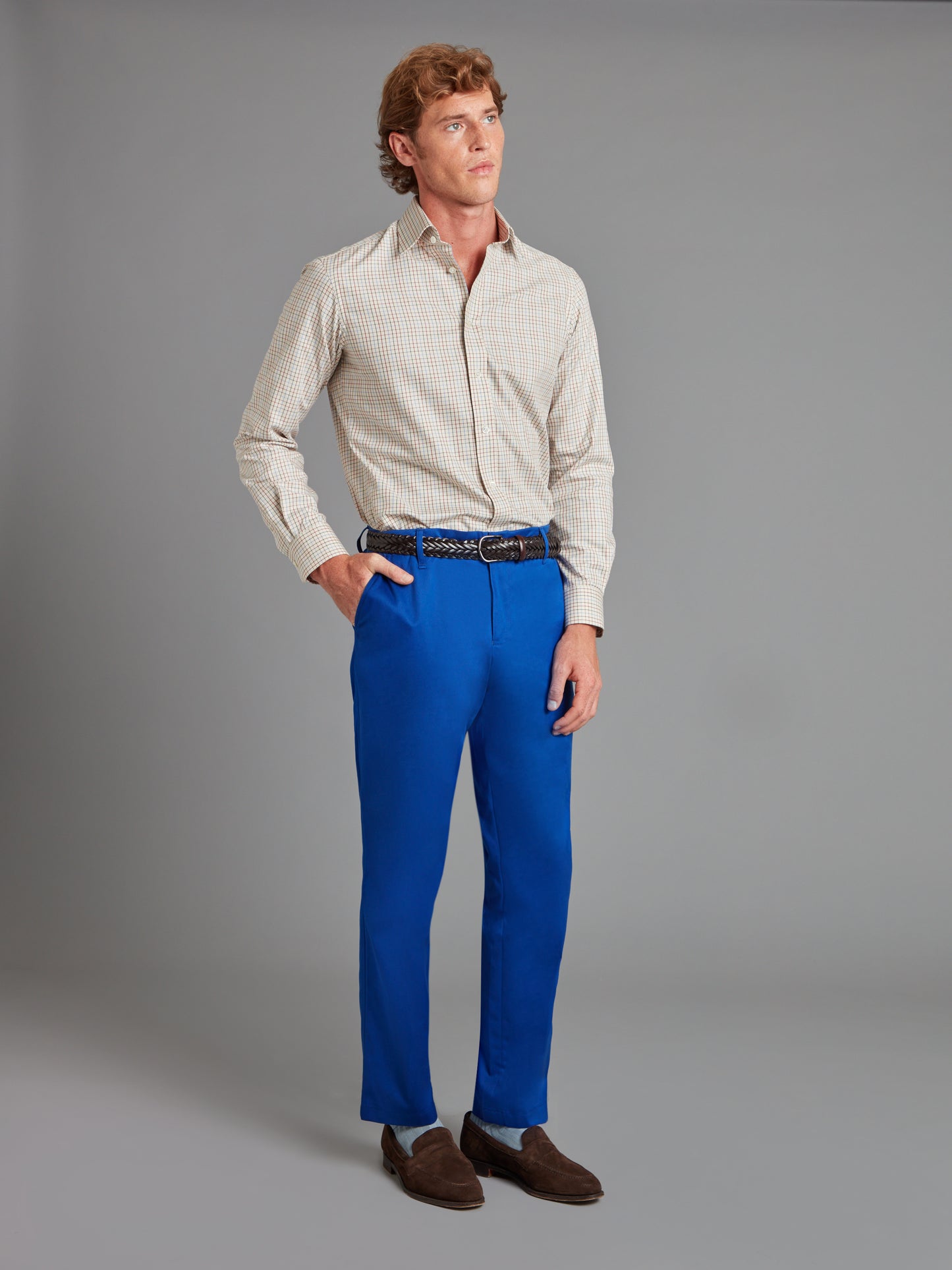 Brompton Chinos - Royal Blue