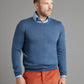 Merino Crew Neck Sweater - Denim