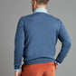 Merino Crew Neck Sweater - Denim