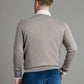 Merino V Neck Sweater - Mushroom