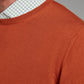 Merino Crew Neck Jumper - Rust