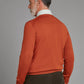 Merino Crew Neck Sweater - Rust