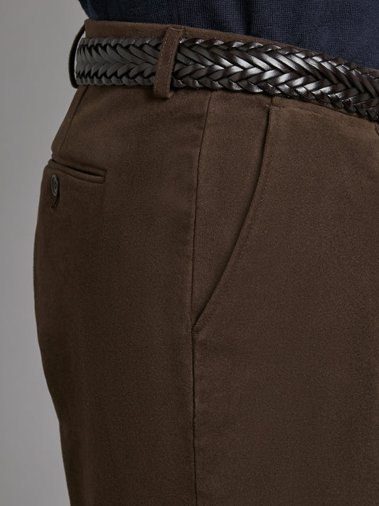 Moleskin Trousers - Dark Brown