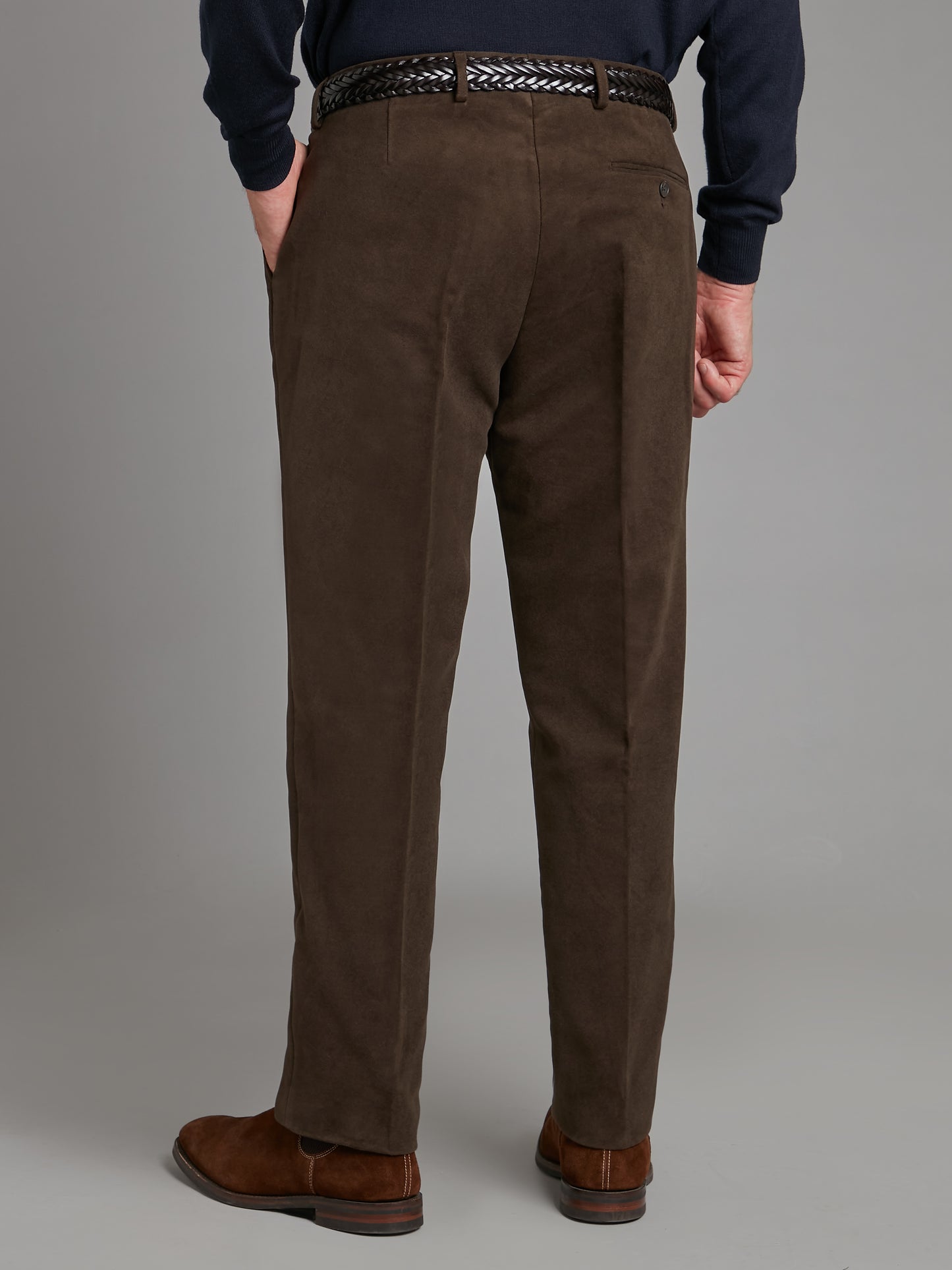 Moleskin Trousers - Dark Brown