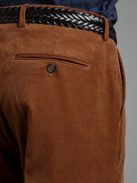 Needlecord Trousers - Tan