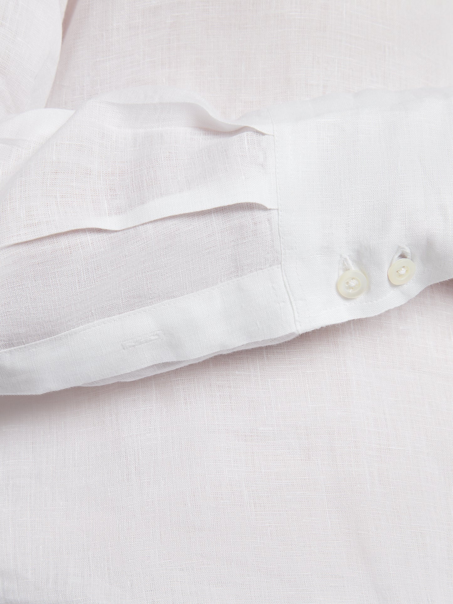 Organic Linen shirt - Crisp White