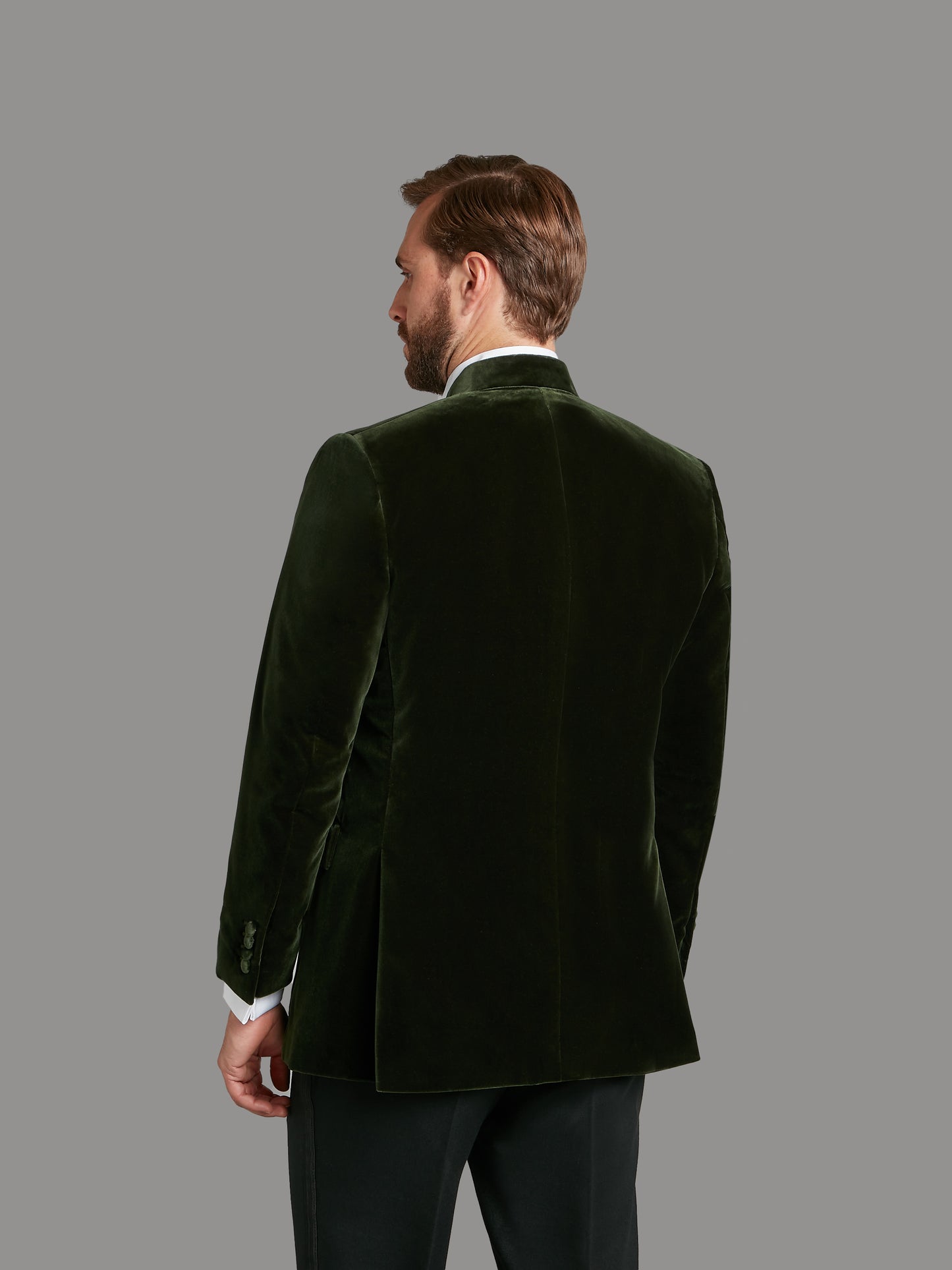 Ormonde Smoking Jacket - Green Velvet