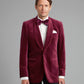 Pembroke Smoking Jacket - Burgundy Velvet