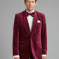 Pembroke Smoking Jacket - Burgundy Velvet