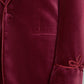 Pembroke Smoking Jacket - Burgundy Velvet