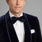 Pembroke Smoking Jacket - Navy Velvet