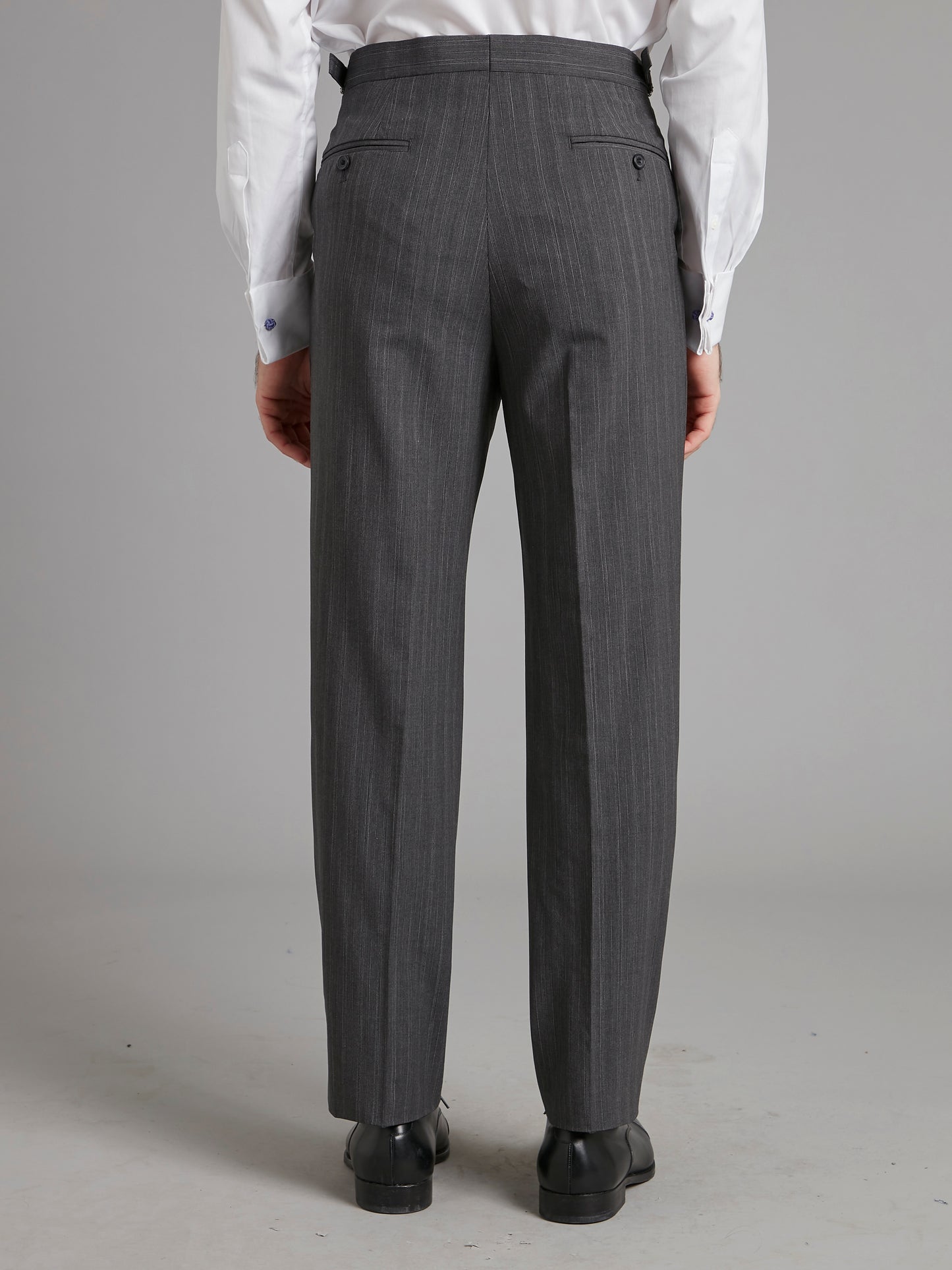 Pleated Luxury Morning Pants - Mid Grey